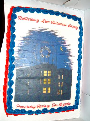 The HAHS 50th anniversary cake