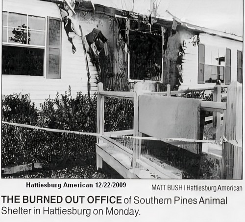 2009 office fire damage