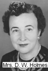 Mrs. D. W. Holmes