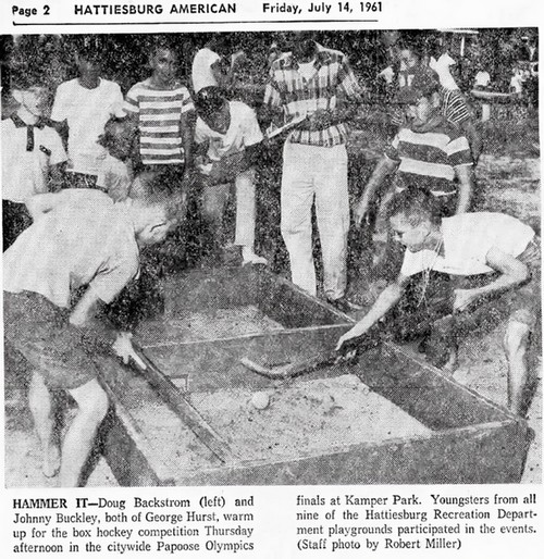 Children practice an olympic event