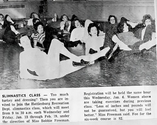 An exercise class