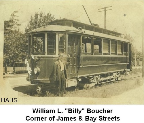 Closed-front trolley car- 2 (James & Bay Sts.)