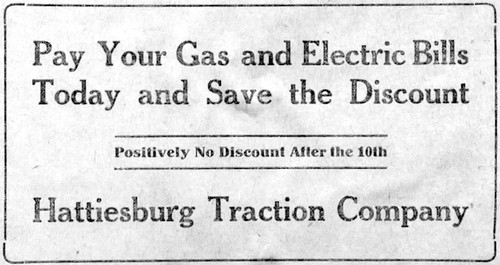 Hattiesburg American advertisement