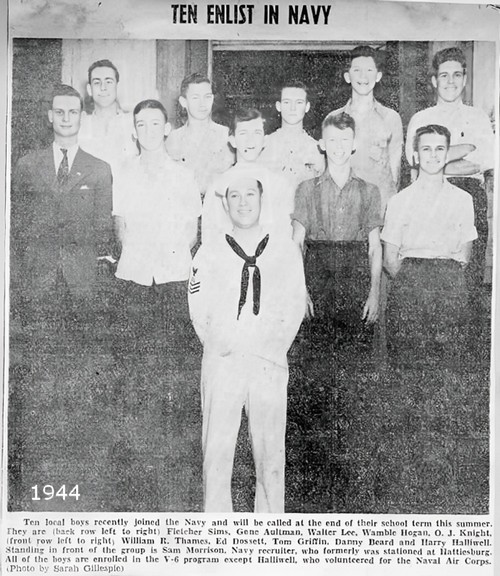 1944- Photos of local young men who joined military service