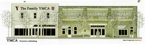 Proposed YMCA at Hawkins Hardware site